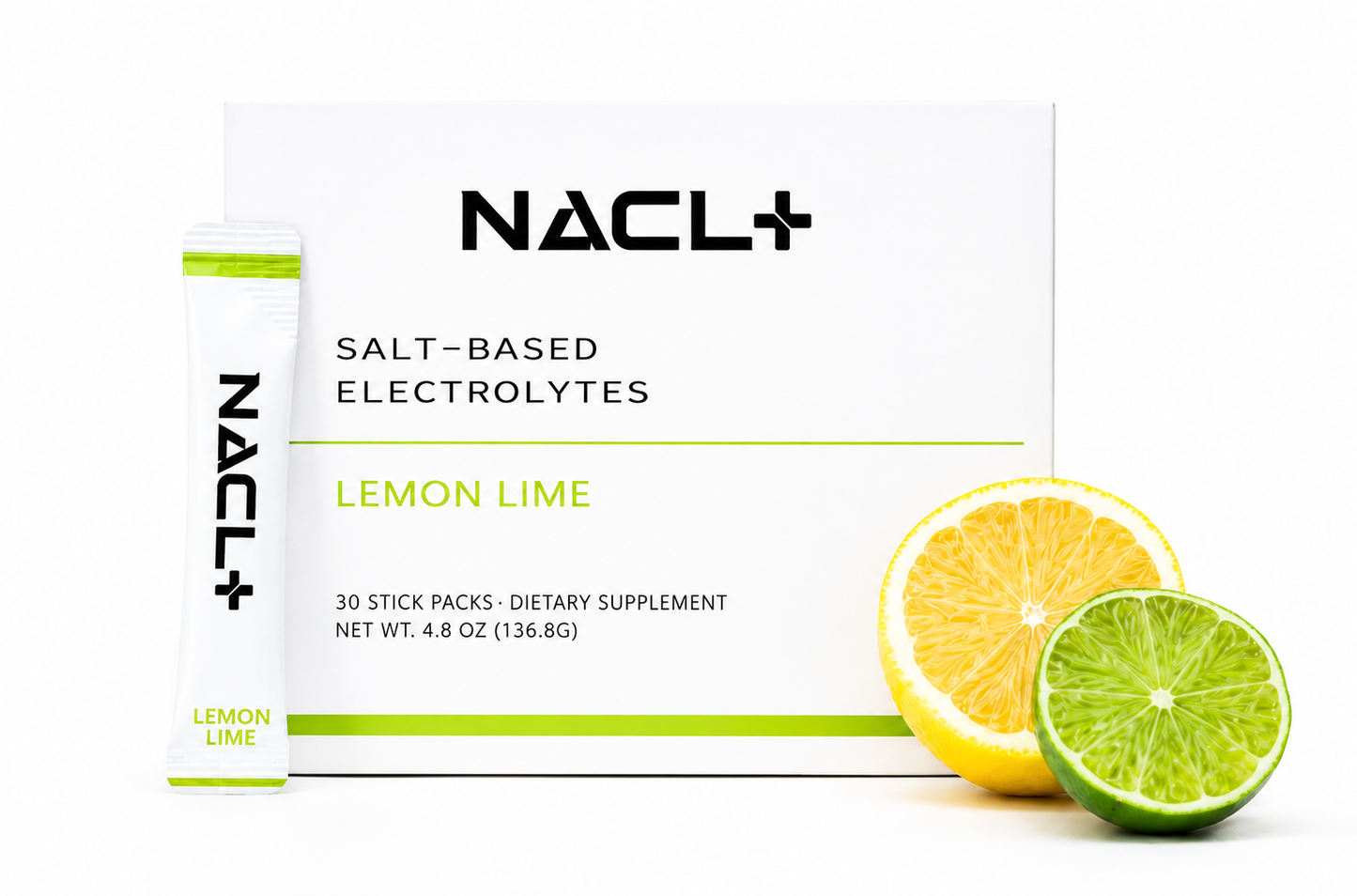 NACL+ Electrolytes Lemon Lime Flavor (30 sticks)